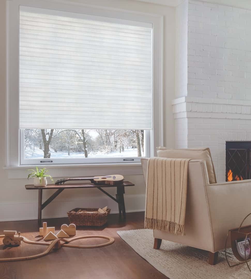 The best shades for cold weather near Fort Gratiot, Michigan (MI), including Sonnette™ Cellular Roller Shades.